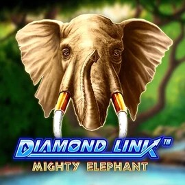Slots logo of Diamond Link Mighty Elephant from Novomatic at Kong Casino