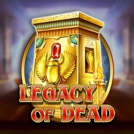 Legacy of Dead slot logo by Play'n GO at Kong Casino