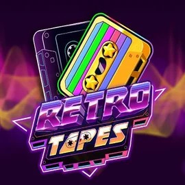 Retro Tapes logo – Slots by Push Gaming at Kong Casino