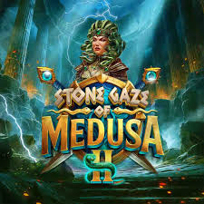 Stone Gaze of Medusa 2 slot logo by Stakelogic at Kong Casino