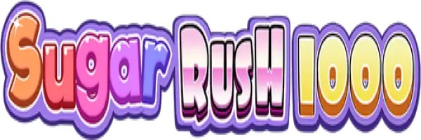 Sugar Rush 1000 online game logo by Pragmatic Play on kong-casino.eu